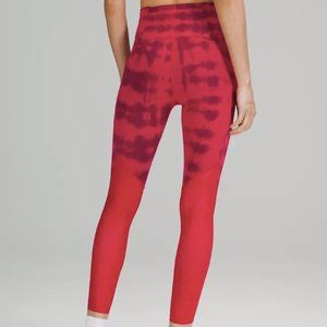 lululemon *lab* Mesh Panels High-Rise Tight 25" 8 NWT Pink Tie-dye